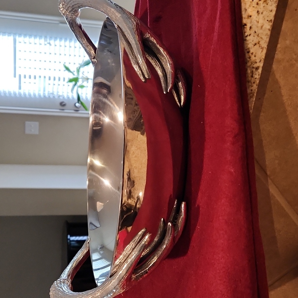 Arthur Court 15" Antler Large Bowl